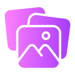 gallery gradient icon