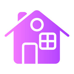 home button gradient icon