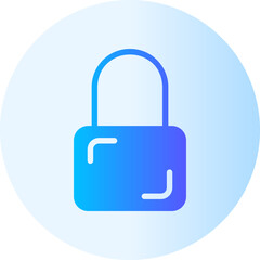 padlock gradient icon