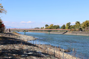 宇治川の朝霧橋