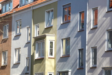 Fototapeta premium Moderne Wohngebäude , Bremen, Deutschland
