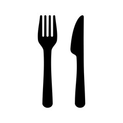 PICTOGRAM OF CUTLERY, KNIFE AND FORK, VECTOR GRAPHIC RESOURCE