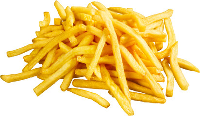 French Fries - Isolated - obrazy, fototapety, plakaty