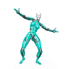 amazing robot is ready to fight