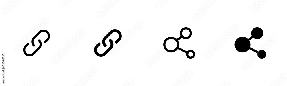 Aufkleber global network connection share flat icon collection vector publish symbol