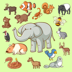 pattern with animals