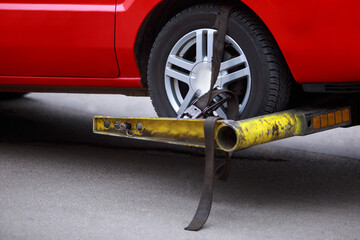 car wheel fixation