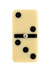 domino numéros trois et deux sur fond transparent