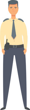 recommend clip art: Guard icon cartoon vector. Security man. Police officer