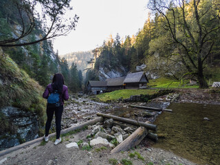 The historic Oblazy water mill in the Kvacianska dolina national park in Slovakia © Peter