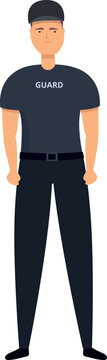 recommend clip art: Cop icon cartoon vector. Guard man. Officer job