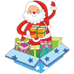 Santa Claus prepared a lot of presents
