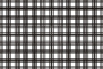 Seamless geometric pattern, black and white plaid, 3d illustration can be used in decorative design fashion clothes Bedding, curtains, tablecloths, cushions, gift wrapping paper