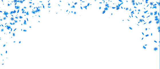 Snowflakes falling background.