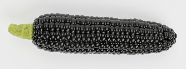 Realistic 3D Render of Corn