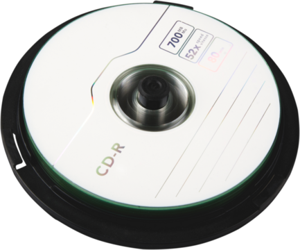 Compact Discs i CD Box - Isolated
