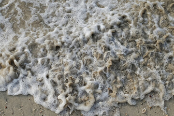 the beauty of the natural scenery on the beach