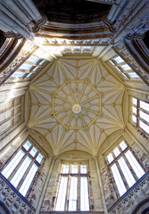 Obraz premium Stairhall ceiling inside Margam Castle - Margam Country Park