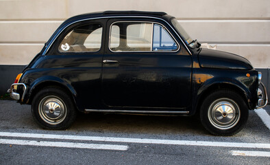 Historic italian car, Fiat 500