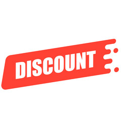 Discount tag with special offer sale sticker. 