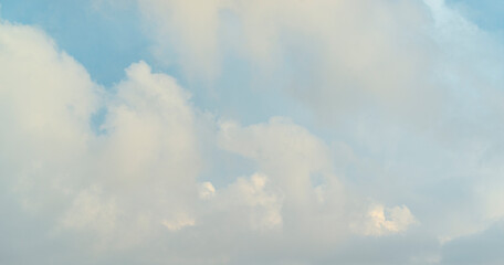 aerial view of cloudy horizon