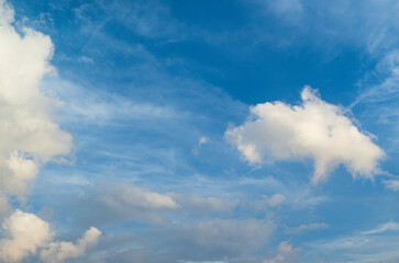 blue sky with clouds