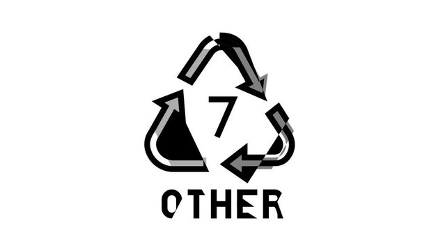 other plastic product sign color icon animation