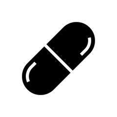 capsule icon vector logo template