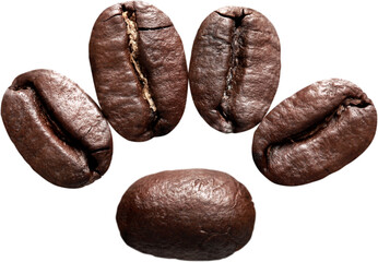 Coffee beans - isolated image