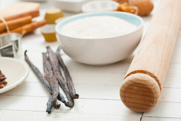 Christmas dessert ingredients