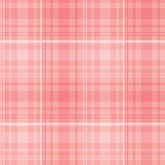 Seamless tartan plaid pattern in Pink Red Color.	
