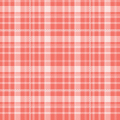 Seamless tartan plaid pattern in Pink Red Color.	
