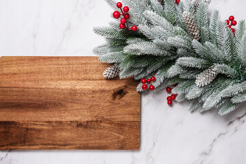 Christmas wood background
