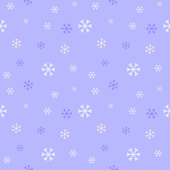 seamless background with snowflakes pattern