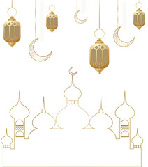 Islamic holiday ramadan illustration