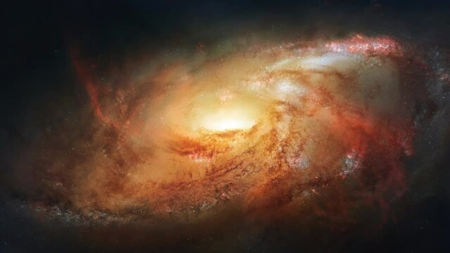 Cosmic space and stars, cosmic abstract background. Beautiful Galaxy. Motion of the shrinking universe.