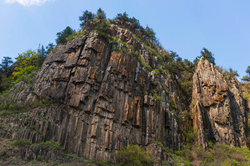 The Symphony of Stones is basalt rocks in the form of straight pipes