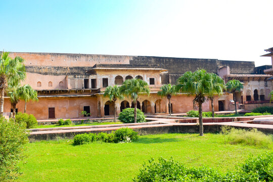 View of Deeg Palace near Bharatpur, Rajasthan.