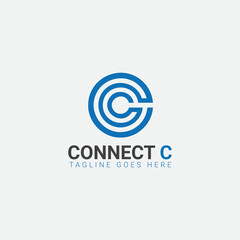 Letter C monogram logo icon