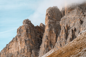 formation in the mountains