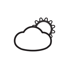 Modern weather icons. Flat vector illustration for Web, print, and Mobile App