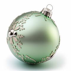 green christmas ball