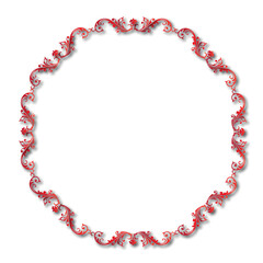 Frame, in the style of an ornament, Vector illustration eps 10, Art.	