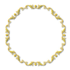 Frame, in the style of an ornament, Vector illustration eps 10, Art.	