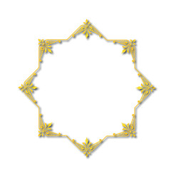 Frame, in the style of an ornament, Vector illustration eps 10, Art.	