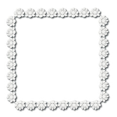 Frame, in the style of an ornament, Vector illustration eps 10, Art.	