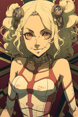 anime girl angel warrior