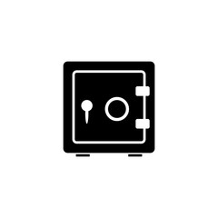 Bank safe outline  icon. 