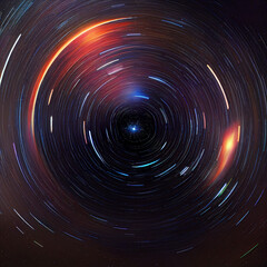 Beauty of star trail