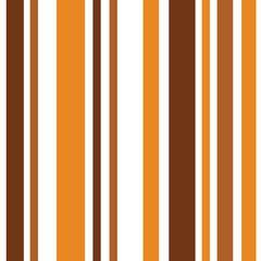 Seamless vector pattern stripe balance stripe patterns cute vertical golden brown color tone stripes different size layout symmetric. use in wallpaper,carpet,clothing,curtain.